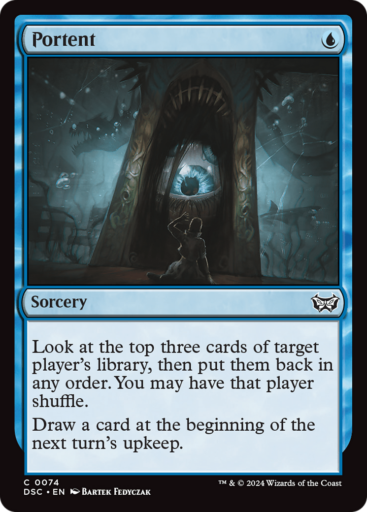 Portent [Duskmourn: House of Horror Commander] | Local Legends