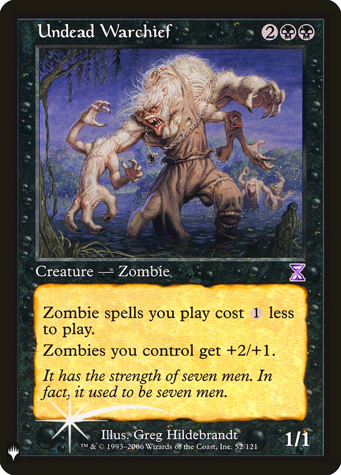 Undead Warchief [Mystery Booster] | Local Legends