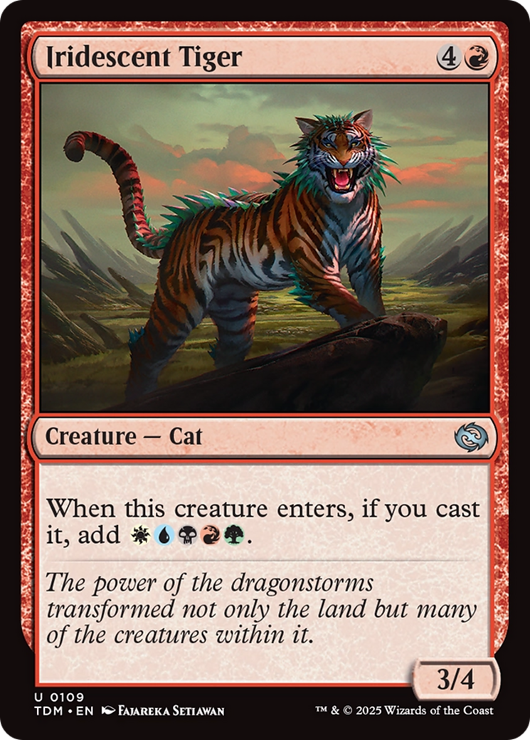 Iridescent Tiger [Tarkir: Dragonstorm] | Local Legends