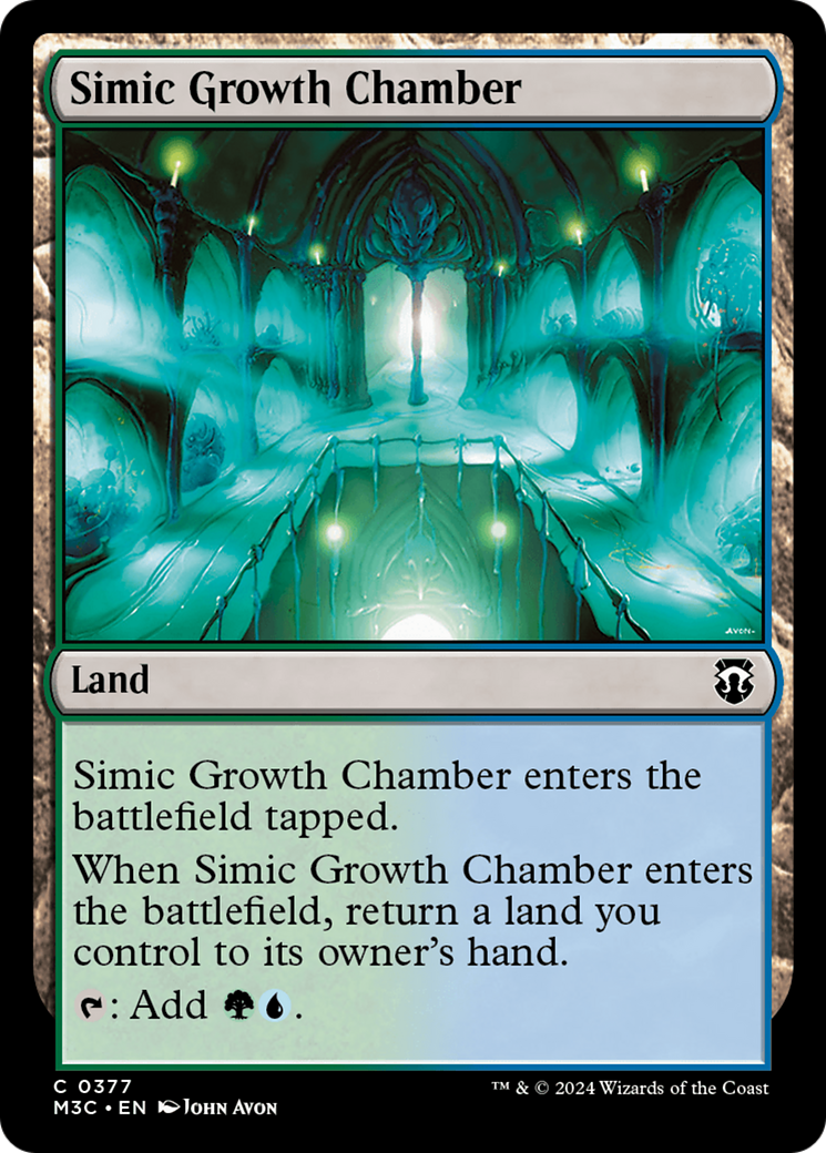 Simic Growth Chamber (Ripple Foil) [Modern Horizons 3 Commander] | Local Legends