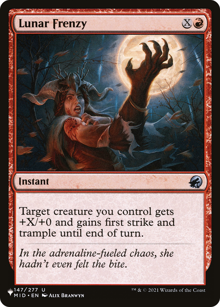 Lunar Frenzy [The List] | Local Legends