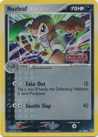 Nuzleaf (36/108) (Stamped) [EX: Power Keepers] | Local Legends