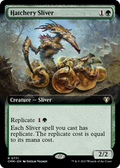 Hatchery Sliver (Extended Art) [Commander Masters] | Golgari Games