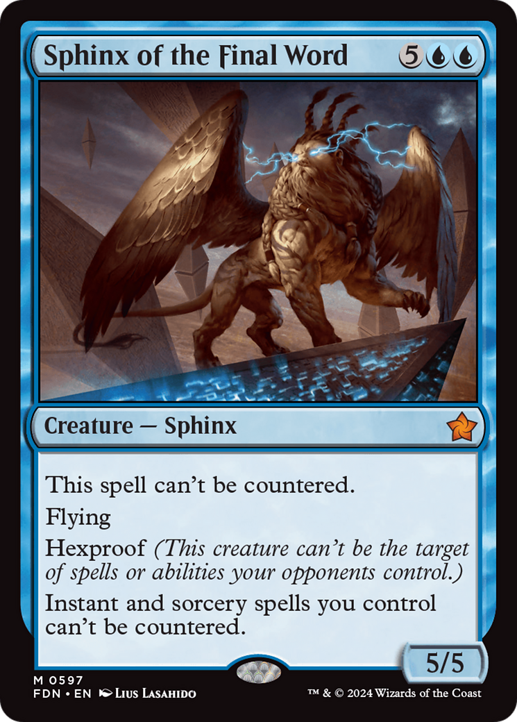 Sphinx of the Final Word [Foundations] | Local Legends