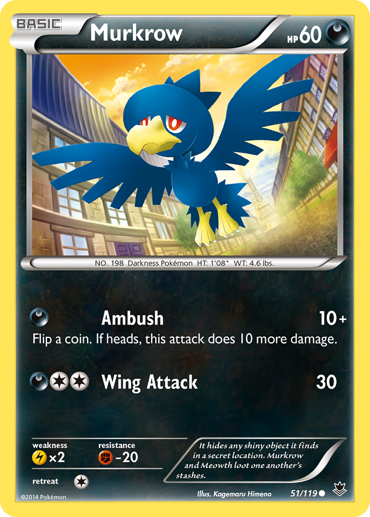 Murkrow (51/119) [XY: Phantom Forces] | Local Legends