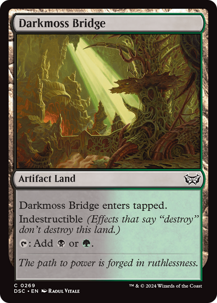 Darkmoss Bridge [Duskmourn: House of Horror Commander] | Local Legends