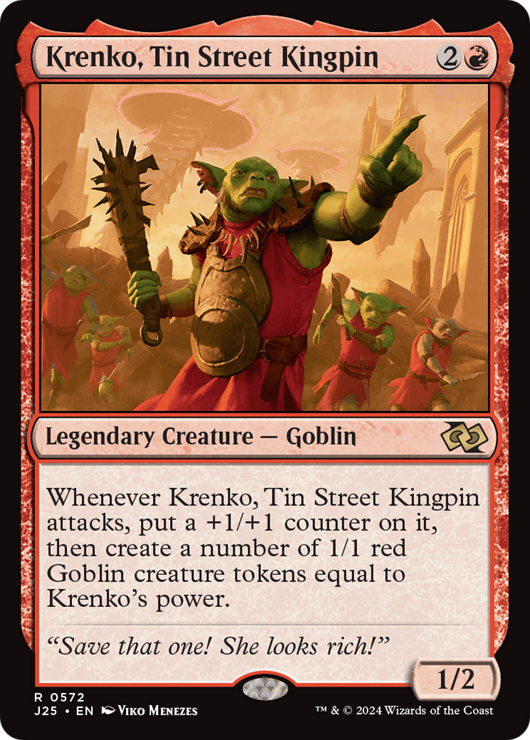Krenko, Tin Street Kingpin [Foundations Jumpstart] | Local Legends
