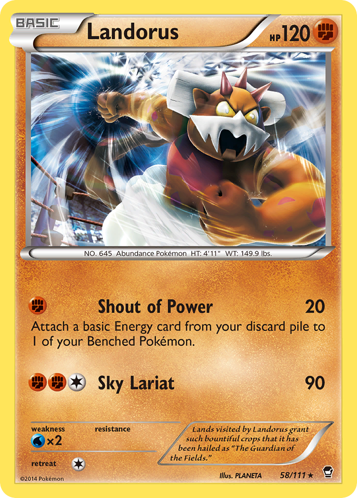 Landorus (58/111) [XY: Furious Fists] | Local Legends