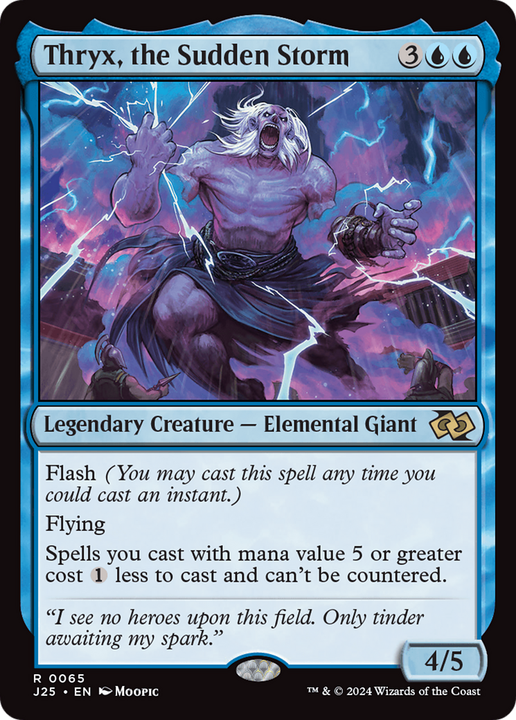Thryx, the Sudden Storm (Anime) [Foundations Jumpstart] | Local Legends