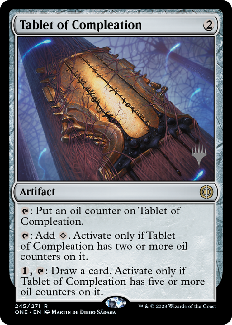 Tablet of Compleation (Promo Pack) [Phyrexia: All Will Be One Promos] | Local Legends