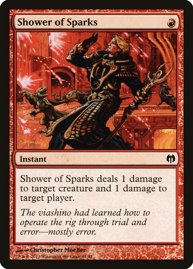 Shower of Sparks [Duel Decks: Heroes vs. Monsters] | Local Legends