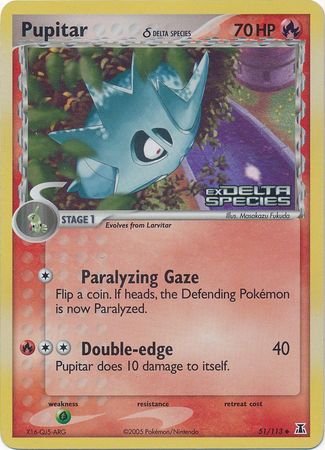 Pupitar (51/113) (Delta Species) (Stamped) [EX: Delta Species] | Local Legends