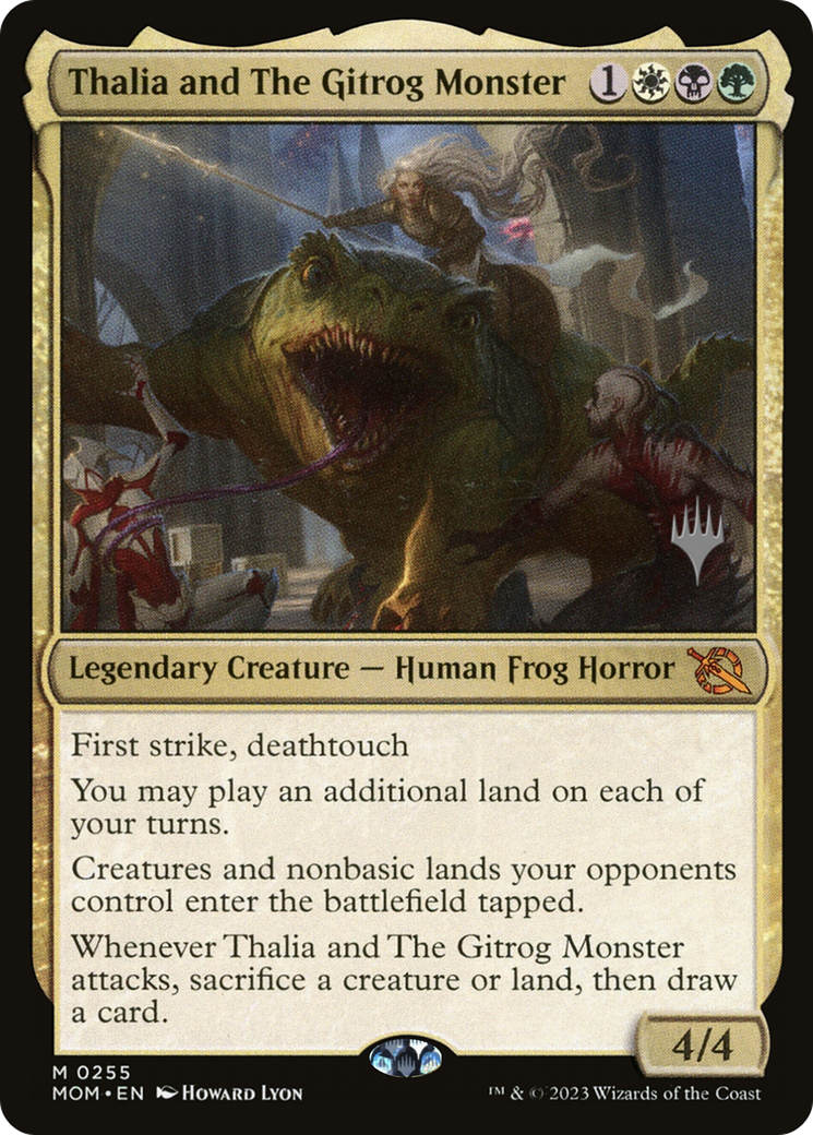 Thalia and The Gitrog Monster (Promo Pack) [March of the Machine Promos] | Local Legends