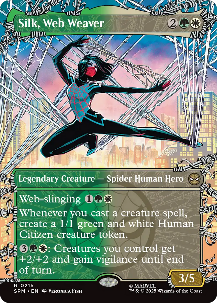 Silk, Web Weaver (Borderless) [Marvel's Spider-Man] | Local Legends