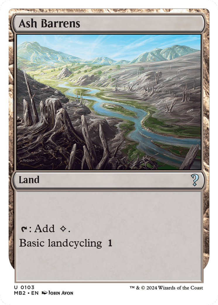Ash Barrens (White Border) [Mystery Booster 2] | Local Legends