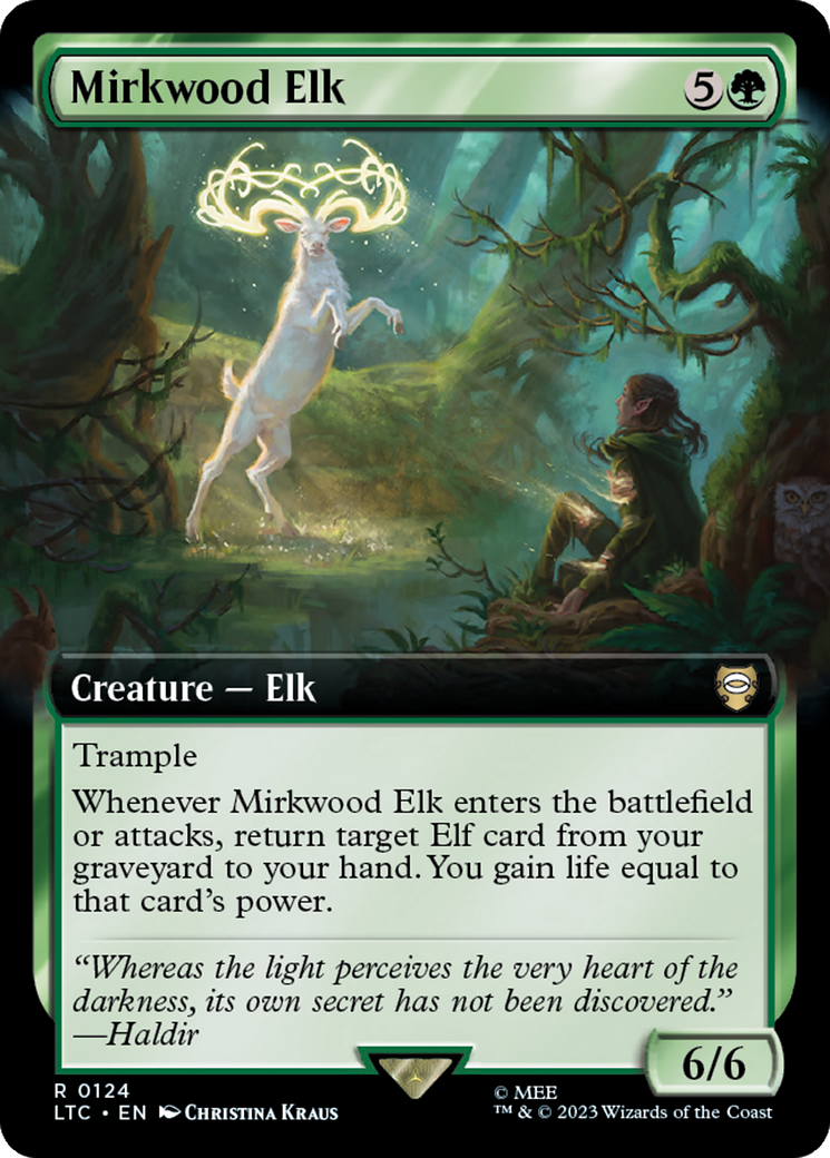 Mirkwood Elk (Extended Art) [The Lord of the Rings: Tales of Middle-Earth Commander] | Golgari Games