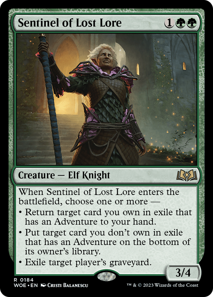 Sentinel of Lost Lore [Wilds of Eldraine] | Local Legends