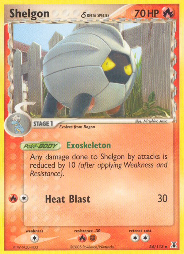 Shelgon (54/113) (Delta Species) [EX: Delta Species] | Local Legends