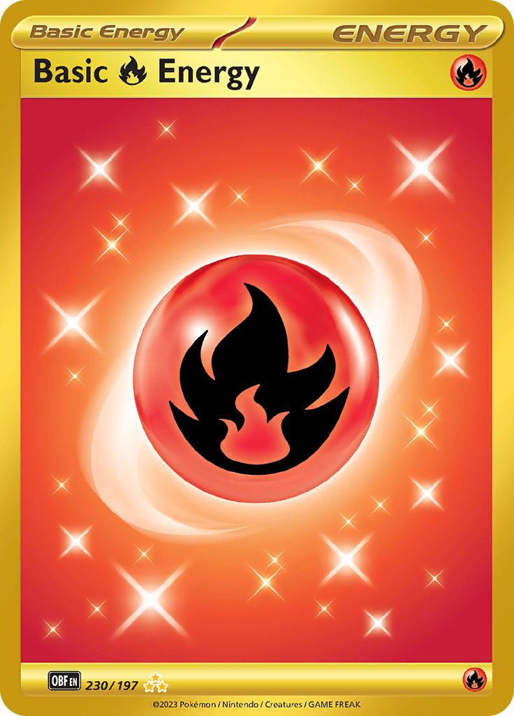 Basic Fire Energy (230/197) [Scarlet & Violet: Obsidian Flames] | Golgari Games