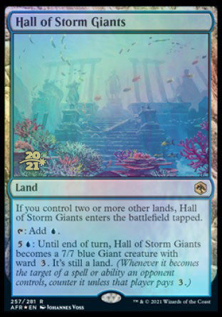 Hall of Storm Giants [Dungeons & Dragons: Adventures in the Forgotten Realms Prerelease Promos] | Local Legends