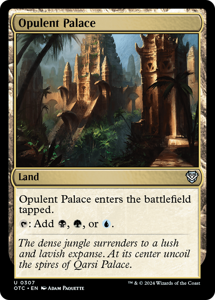 Opulent Palace [Outlaws of Thunder Junction Commander] | Local Legends