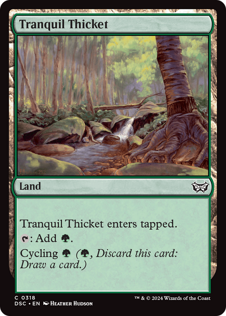 Tranquil Thicket [Duskmourn: House of Horror Commander] | Golgari Games