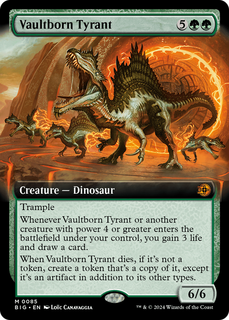 Vaultborn Tyrant (Extended Art) [Outlaws of Thunder Junction: The Big Score] | Golgari Games