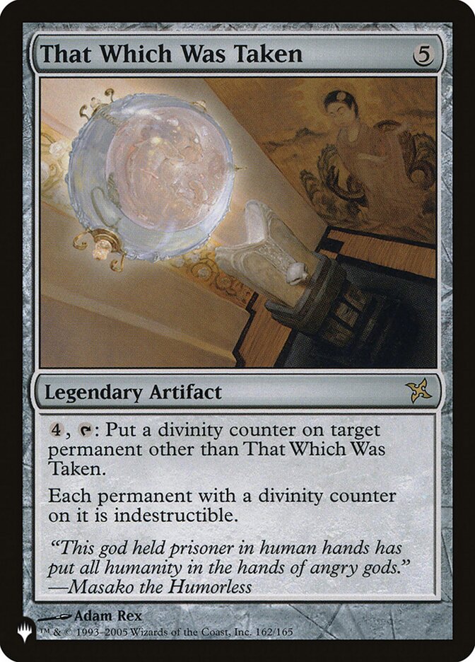 That Which Was Taken [The List] | Local Legends