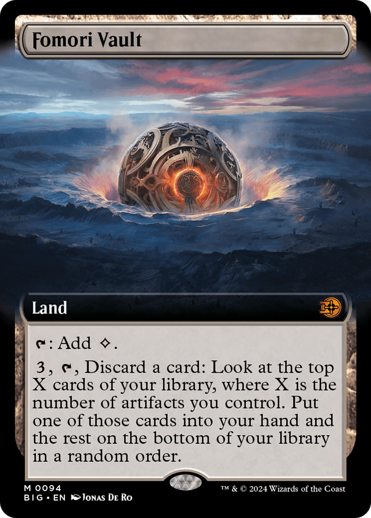 Fomori Vault (Extended Art) [Outlaws of Thunder Junction: The Big Score] | Local Legends