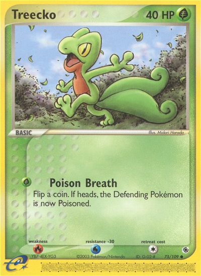 Treecko (75/109) [EX: Ruby & Sapphire] | Golgari Games