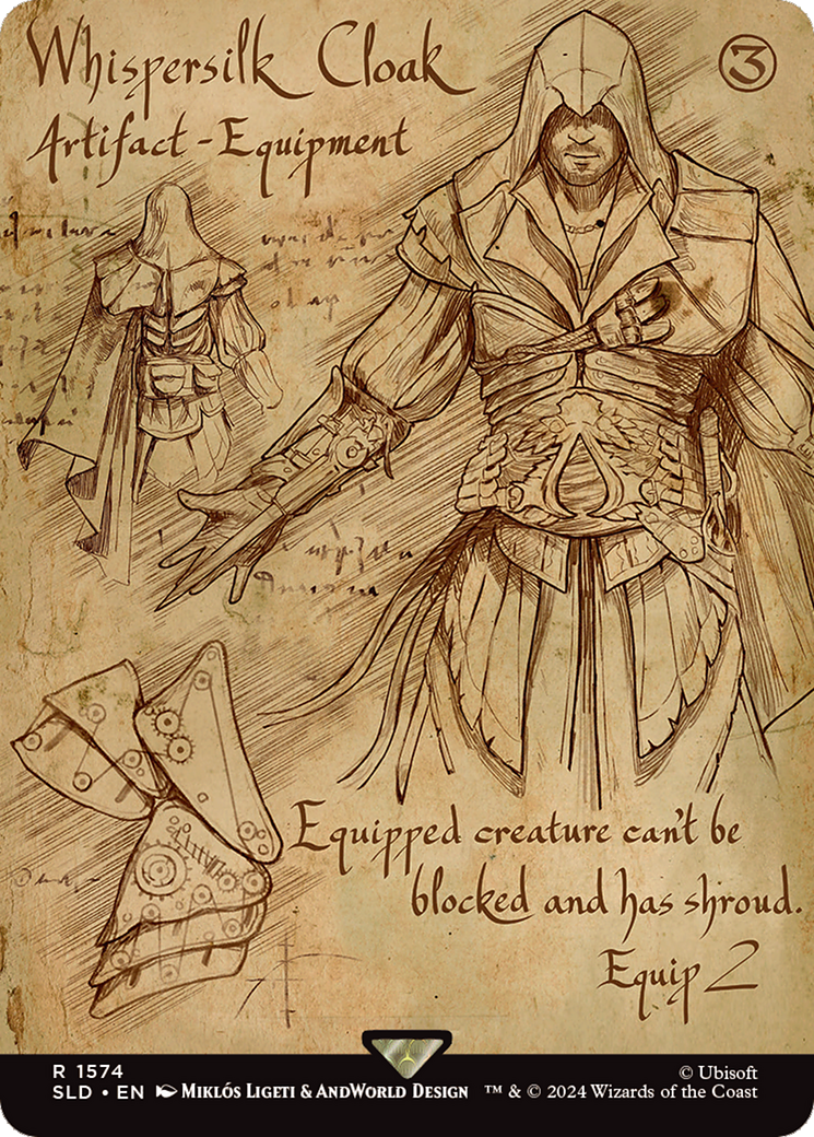 Whispersilk Cloak (Rainbow Foil) [Secret Lair Drop Series] | Local Legends