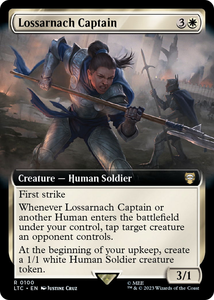 Lossarnach Captain (Extended Art) [The Lord of the Rings: Tales of Middle-Earth Commander] | Local Legends