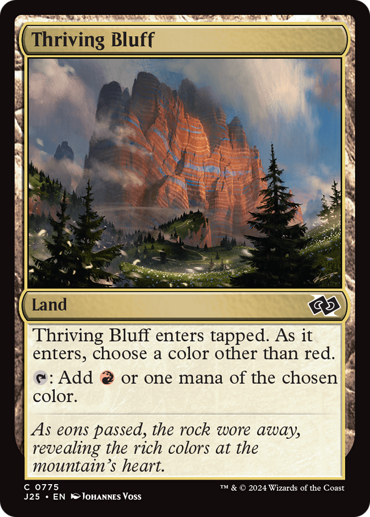 Thriving Bluff [Foundations Jumpstart] | Local Legends