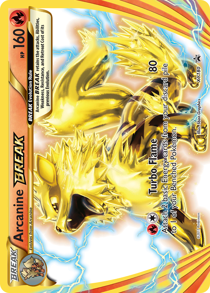 Arcanine BREAK (XY180) [XY: Black Star Promos] | Golgari Games