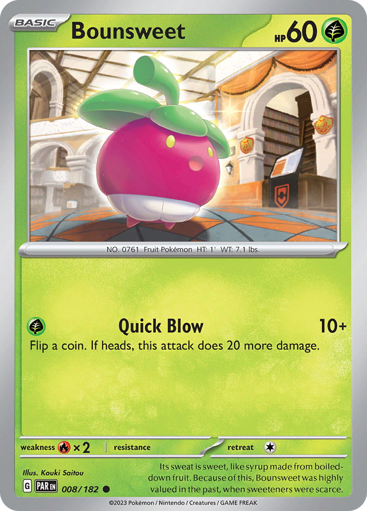Bounsweet (008/182) [Scarlet & Violet: Paradox Rift] | Local Legends