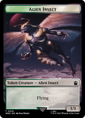 Copy // Alien Insect Double-Sided Token [Doctor Who Tokens] | Local Legends