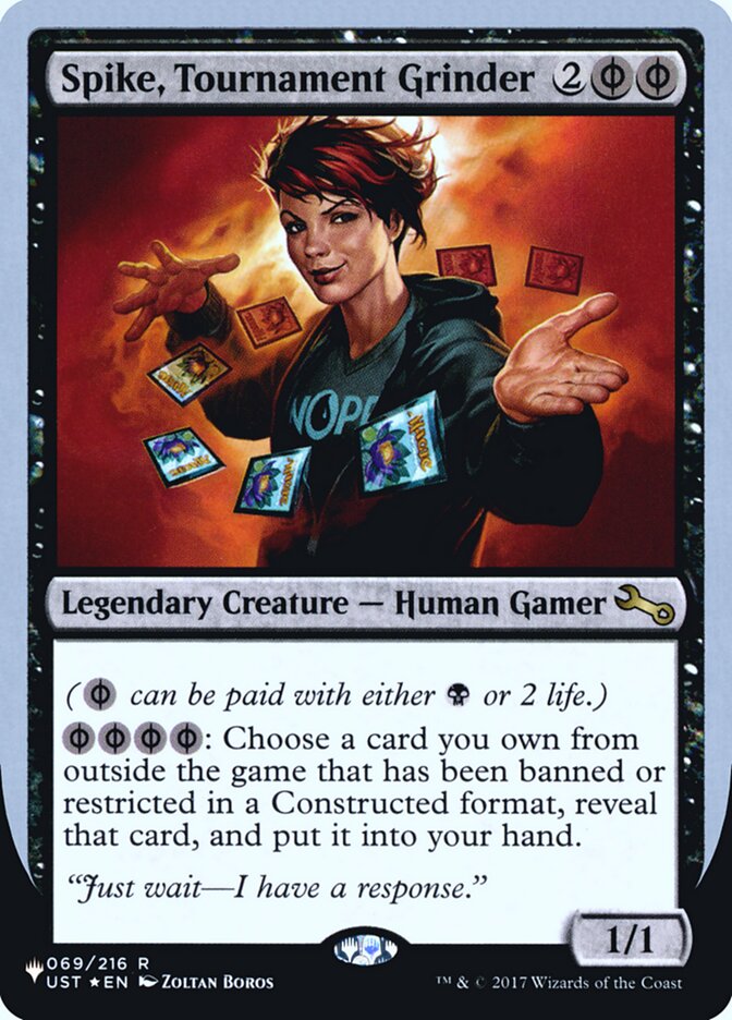 Spike, Tournament Grinder (Unfinity Foil Edition) [The List] | Local Legends