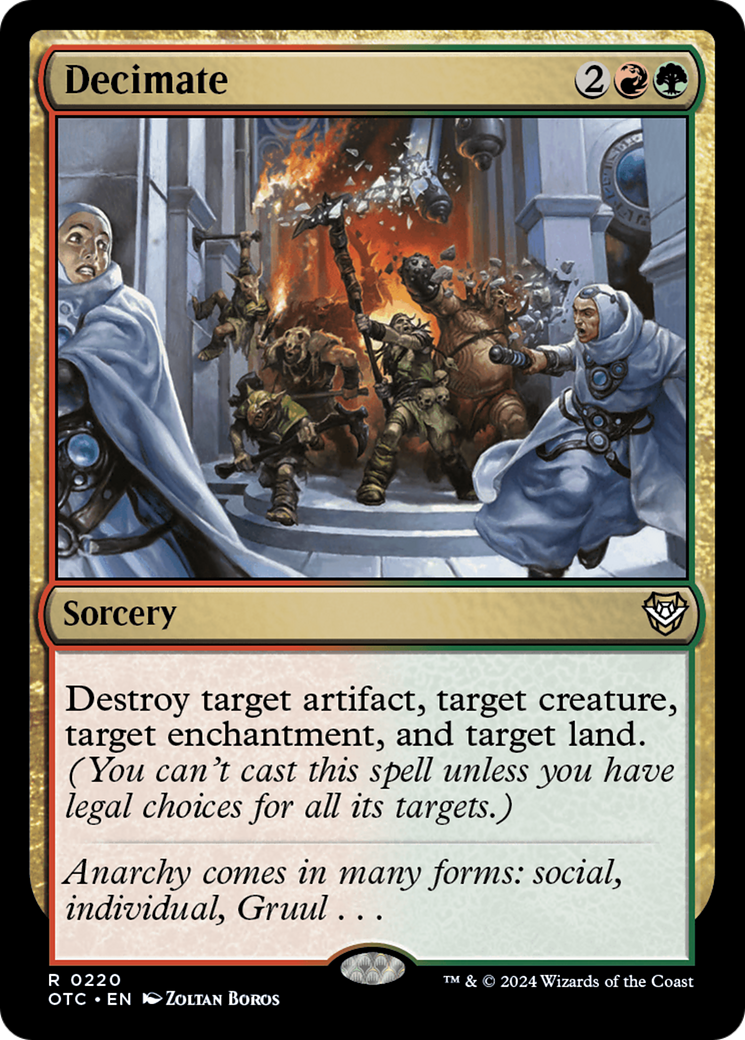Decimate [Outlaws of Thunder Junction Commander] | Local Legends