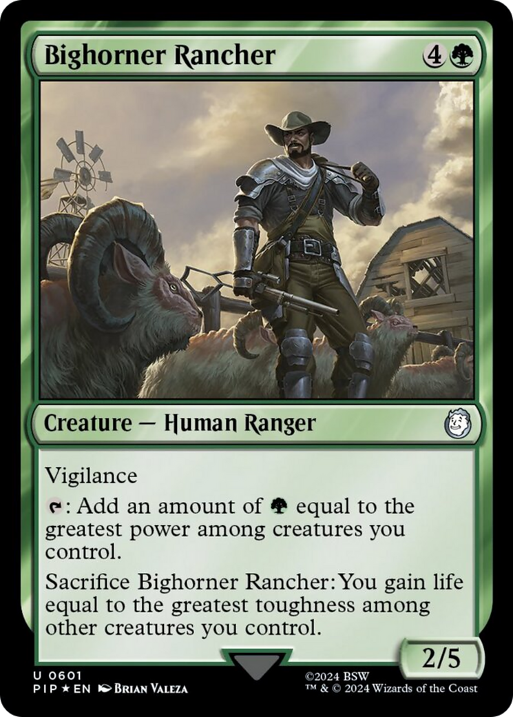 Bighorner Rancher (Surge Foil) [Fallout] | Local Legends