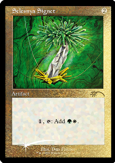 Selesnya Signet (Retro) (Foil Etched) [Secret Lair Drop Series] | Local Legends