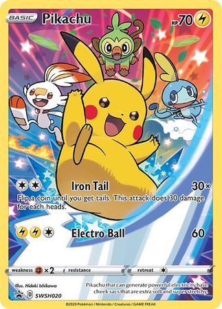 Pikachu (SWSH020) [Sword & Shield: Black Star Promos] | Local Legends