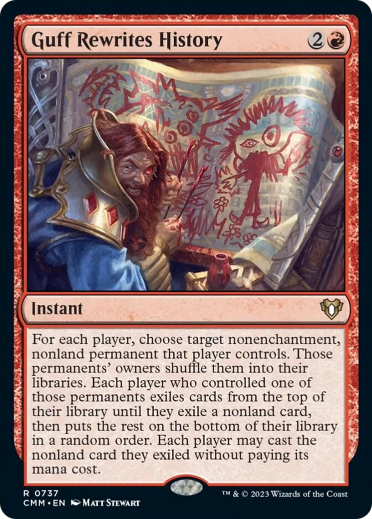 Guff Rewrites History [Commander Masters] | Local Legends