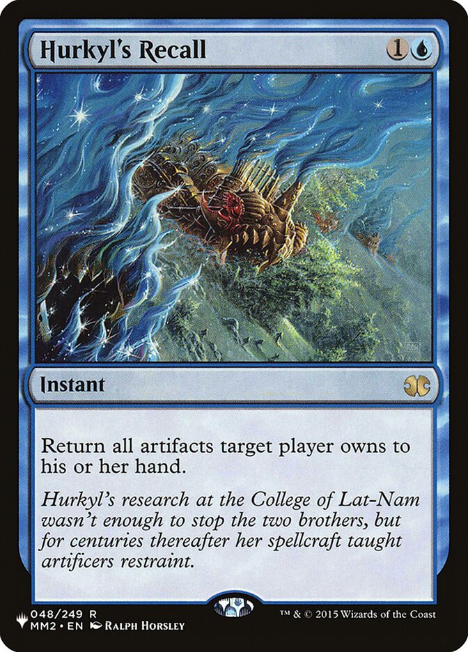 Hurkyl's Recall [The List] | Local Legends