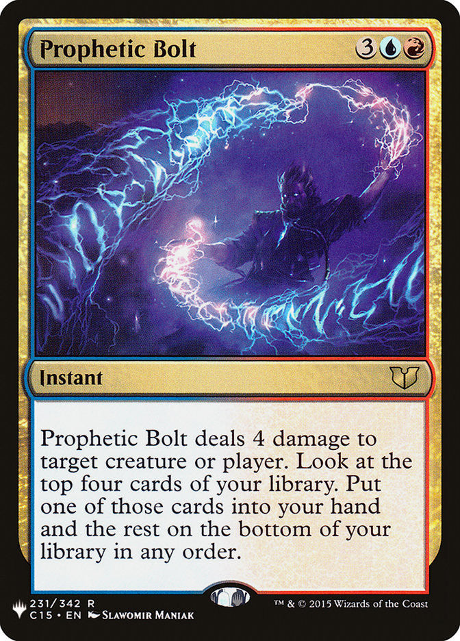 Prophetic Bolt [The List] | Local Legends
