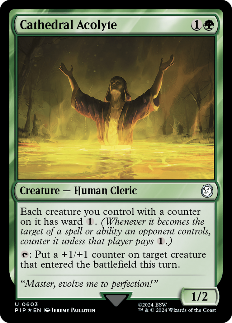 Cathedral Acolyte (Surge Foil) [Fallout] | Local Legends
