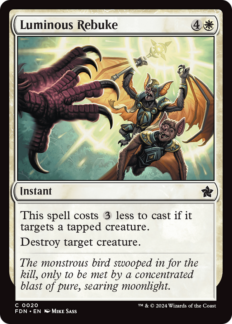 Luminous Rebuke [Foundations] | Local Legends