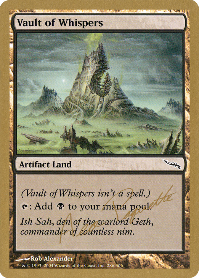 Vault of Whispers (Aeo Paquette) [World Championship Decks 2004] | Local Legends