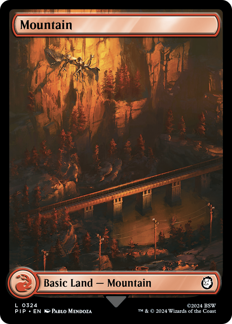 Mountain (0324) [Fallout] | Golgari Games