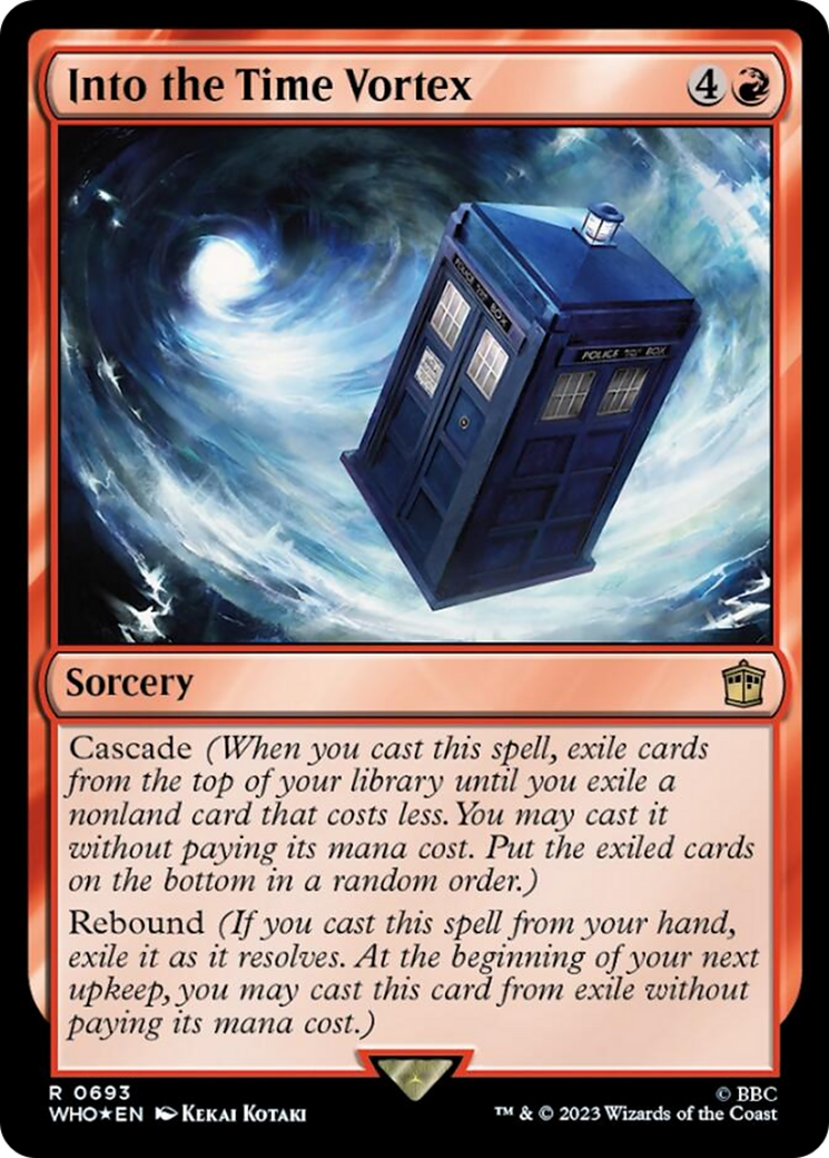 Into the Time Vortex (Surge Foil) [Doctor Who] | Local Legends