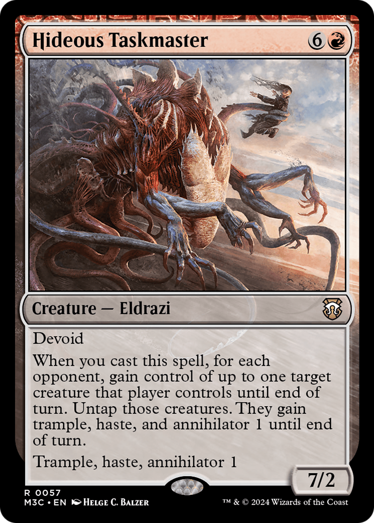 Hideous Taskmaster [Modern Horizons 3 Commander] | Local Legends